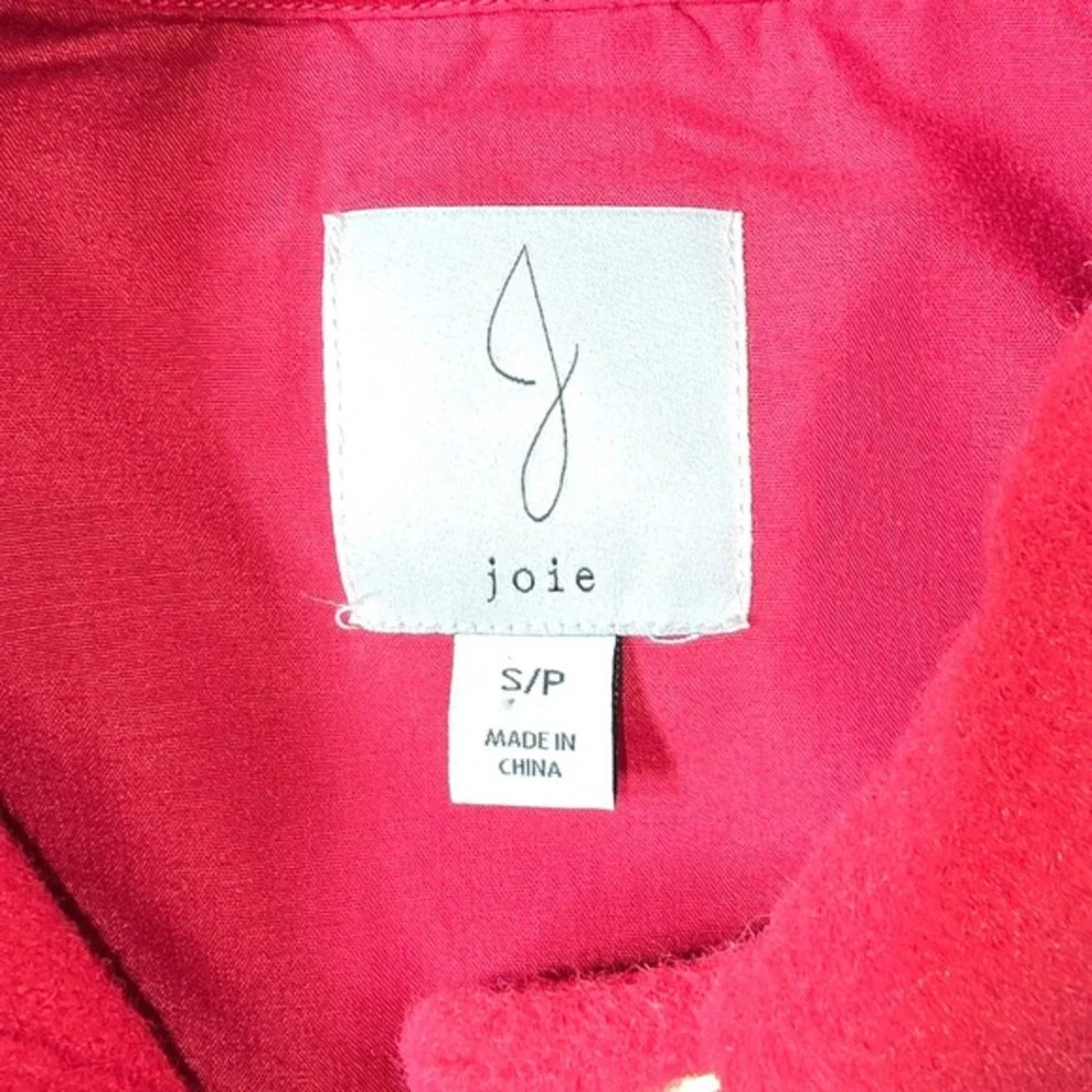 Joie Pink Textured Shacket‎ Button Up Shirt Jacket Women's S